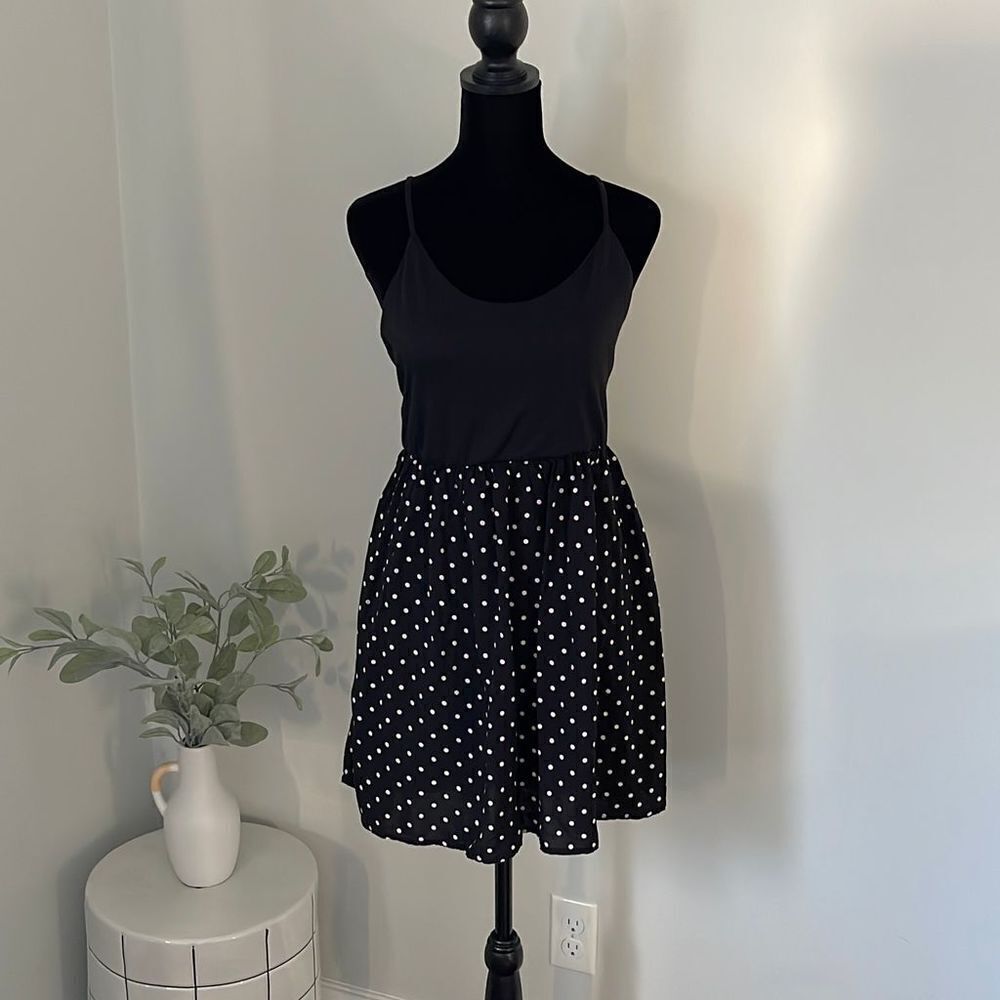 Wet Seal Black Cutout Dress. Size Large